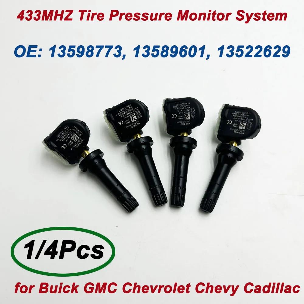 13598773 TPMS Ÿ̾ з ,  GMC, , ĳ, 13589601 13522629 13512347 13506028, 433MHZ, 1 , 4 , ǰ
